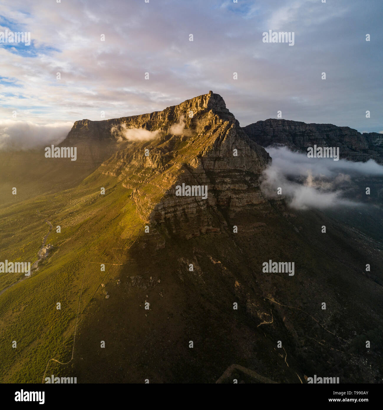 Table Mountain, Cape Town, Afrique du Sud Banque D'Images