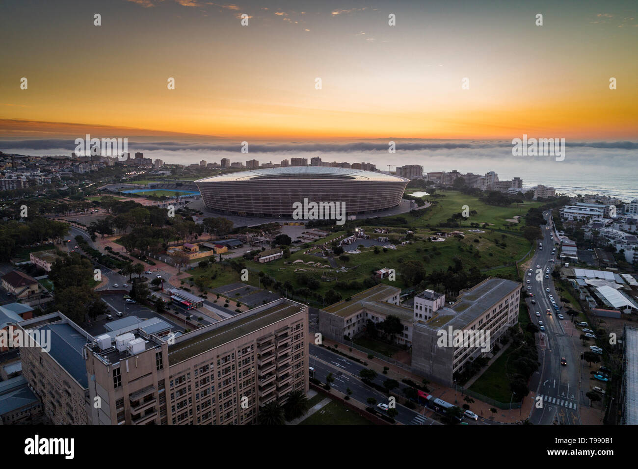 Stadium, Cape Town, Afrique du Sud Banque D'Images