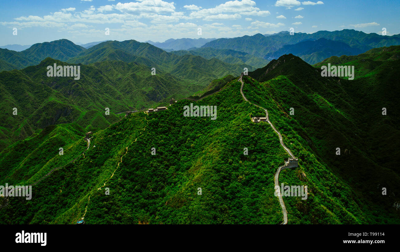 Grande Muraille de Chine, Beijing, Chine Banque D'Images