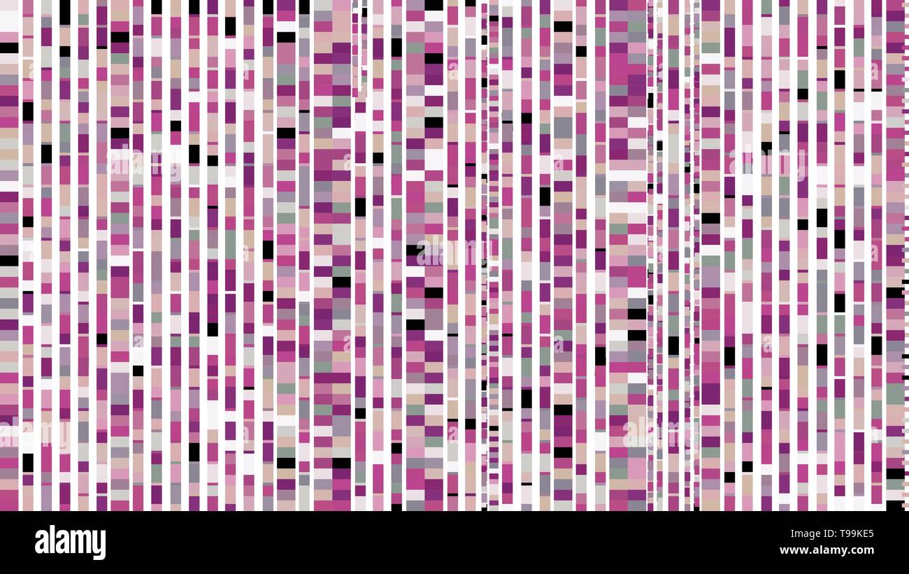 Brun foncé, rose rose et noir modéré carrés de couleur mosaïque motif géométrique transparente. L'illustration pour la carte postale, plaid, papier d'emballage, papier peint, Banque D'Images