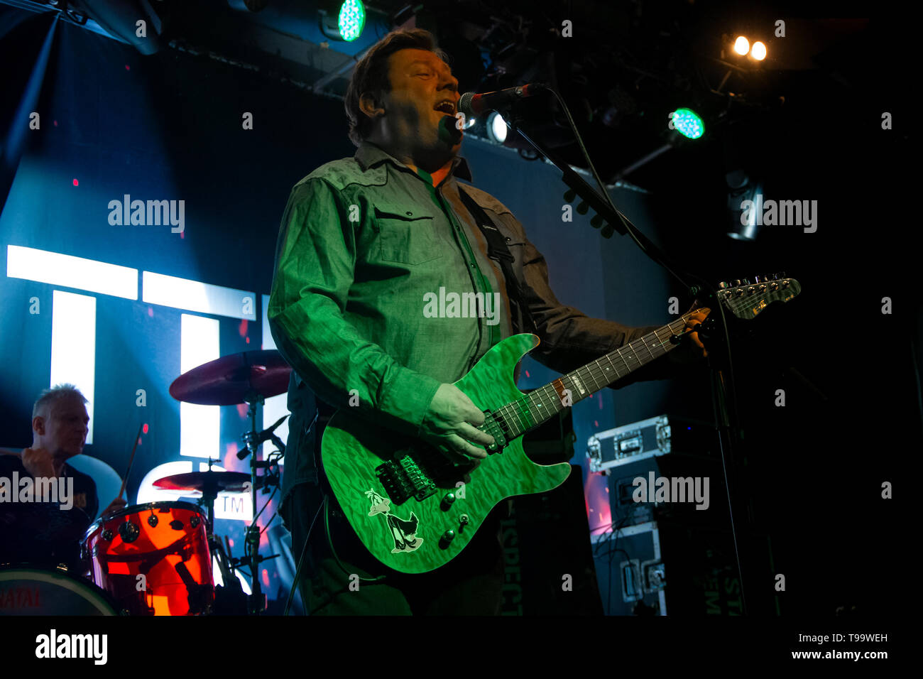 Stiff Little Fingers Vivre à la Glasgow Barrowland 16 mars 2019 dans le cadre de leur week-end montre St Patricks Banque D'Images