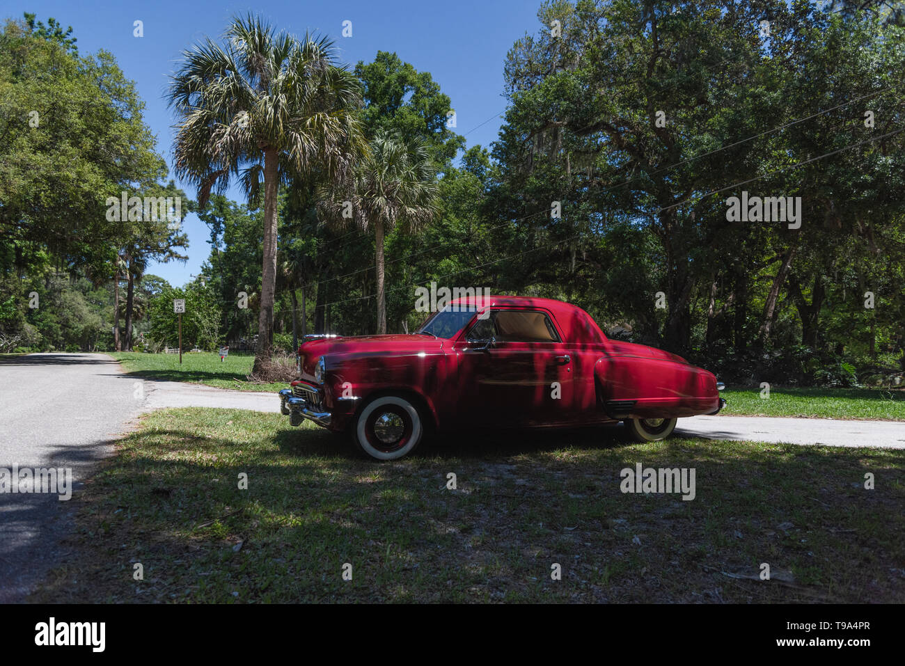 1947 Studebaker Champion Business coupe six cylindres à tête plate Banque D'Images