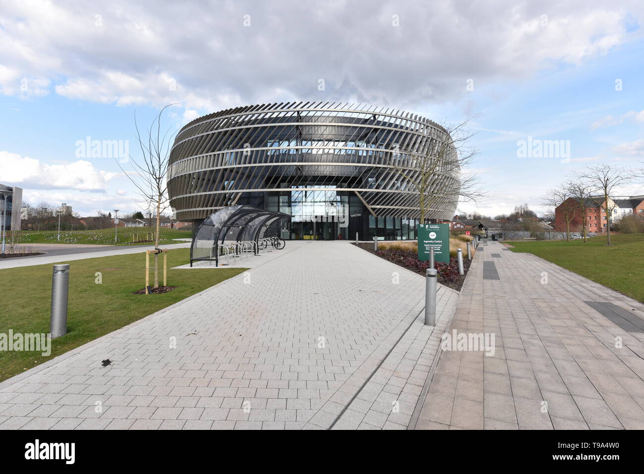 L'Université de Nottingham est une université de recherche publique à Nottingham, Royaume-Uni. University of Nottingham Jubilee Campus. Banque D'Images