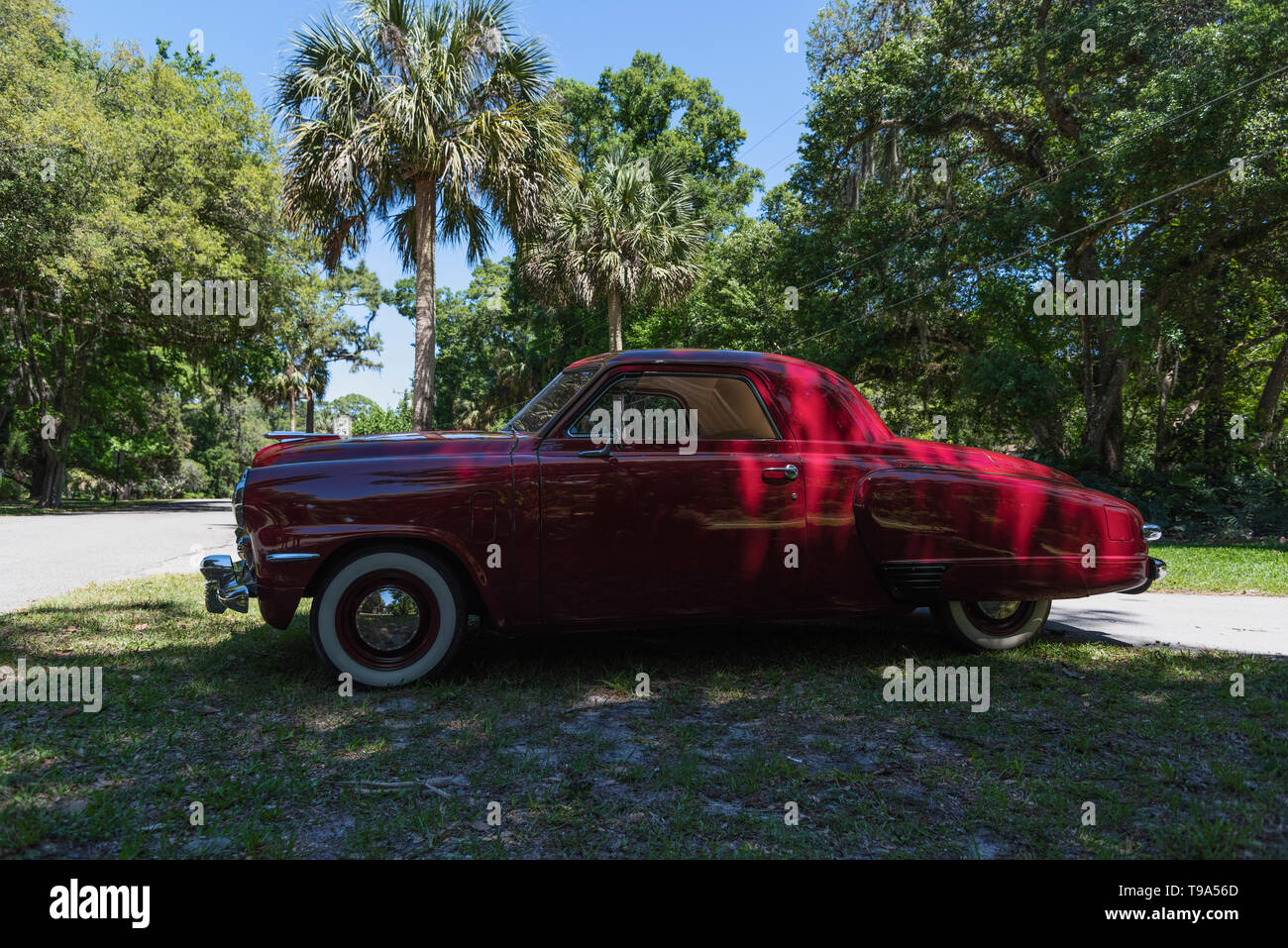 1947 Studebaker Champion Business coupe six cylindres à tête plate Banque D'Images