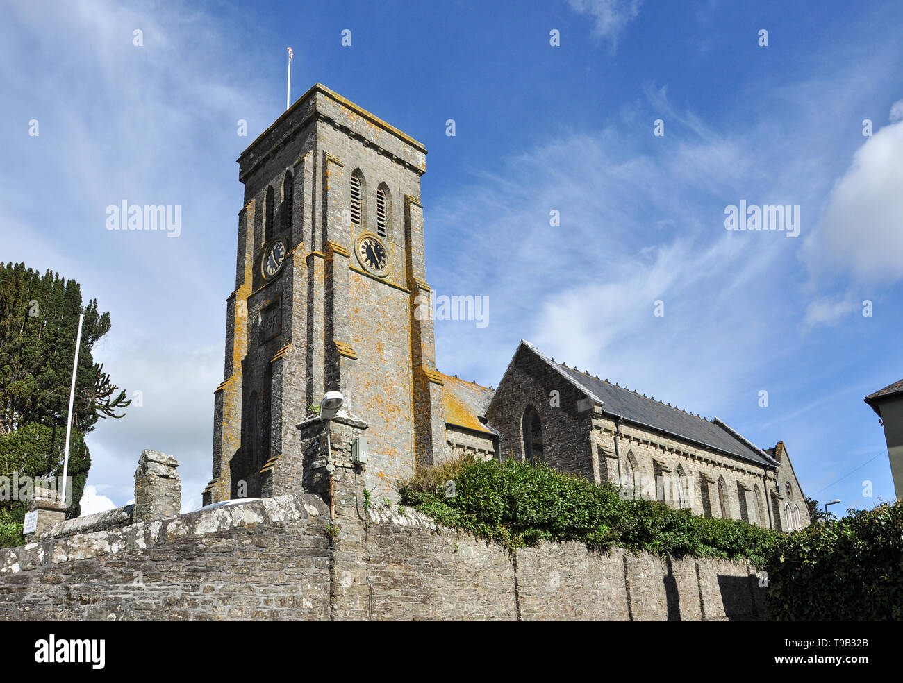 L'église Holy Trinity, Salcombe, Devon, England, UK Banque D'Images