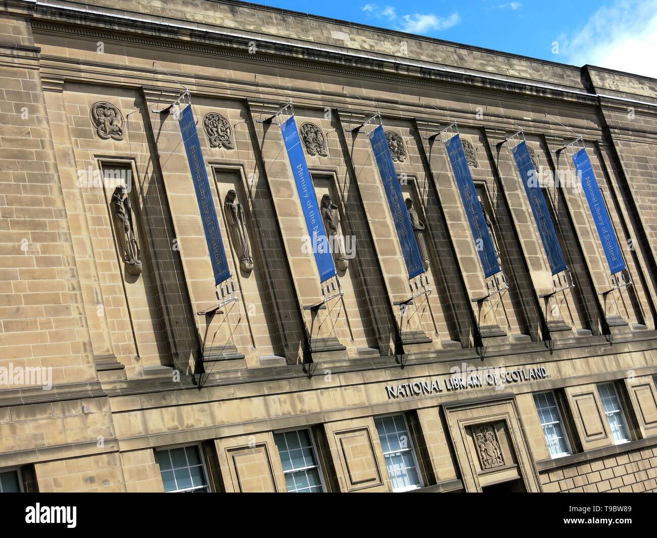 Bibliothèque nationale d'Écosse. Banque D'Images