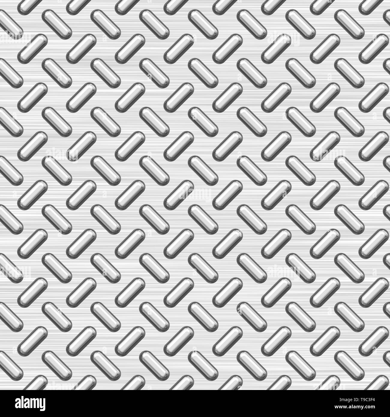 Revêtement de métal frappé Seamless Texture Tile Banque D'Images