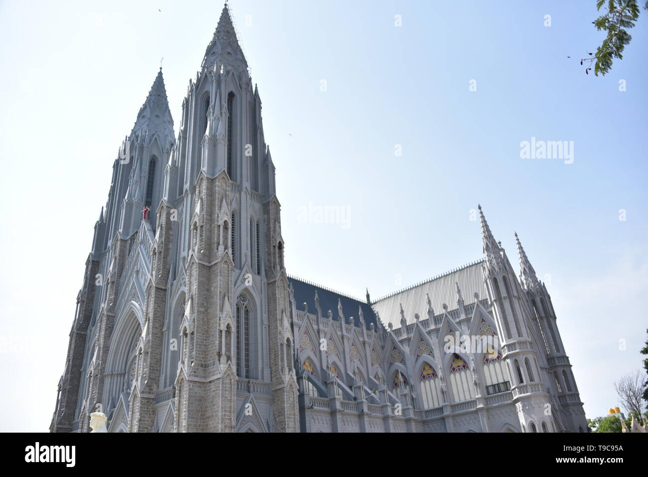 Cathédrale de Saint Joseph et saint Philomena, Mysore, Karnataka, Inde Banque D'Images