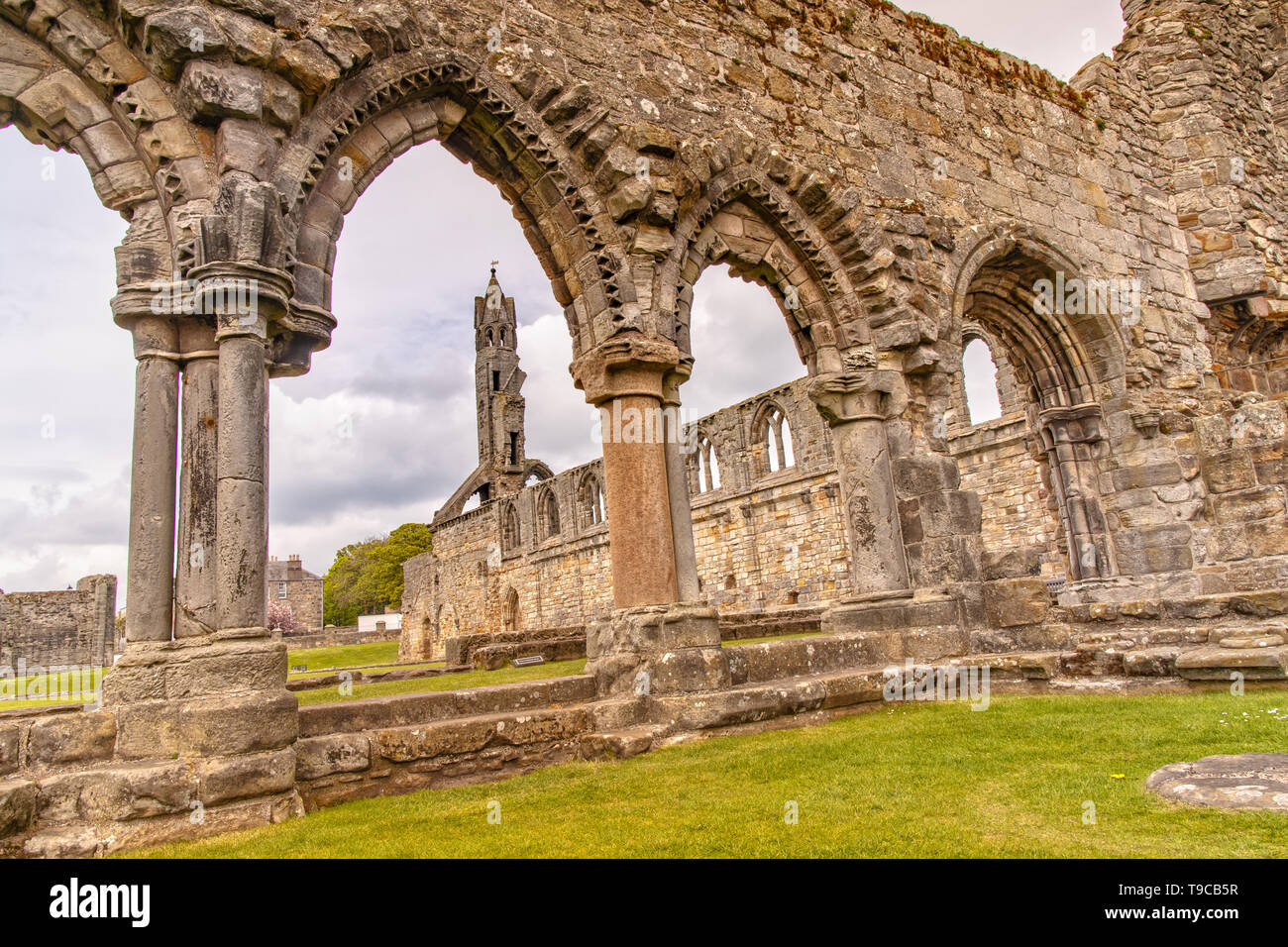 Dans la cathédrale de St Andrews St Andrews, Scotland Banque D'Images