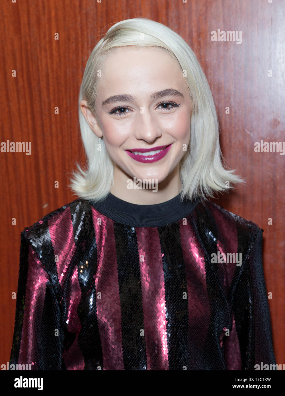 New York, NY - 17 mai 2019 : Sophia Anne Caruso assiste à la 85e Congrès annuel Drama League Awards au Marriot Marquis Times Square Banque D'Images