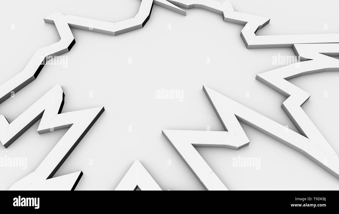 Résumé bande. illustration. Le rendu 3D Banque D'Images