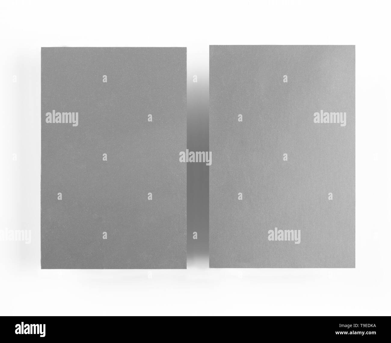 Cartes d'affaires en blanc, l'identité de l'entreprise, conception de modèles, de style de l'entreprise Banque D'Images