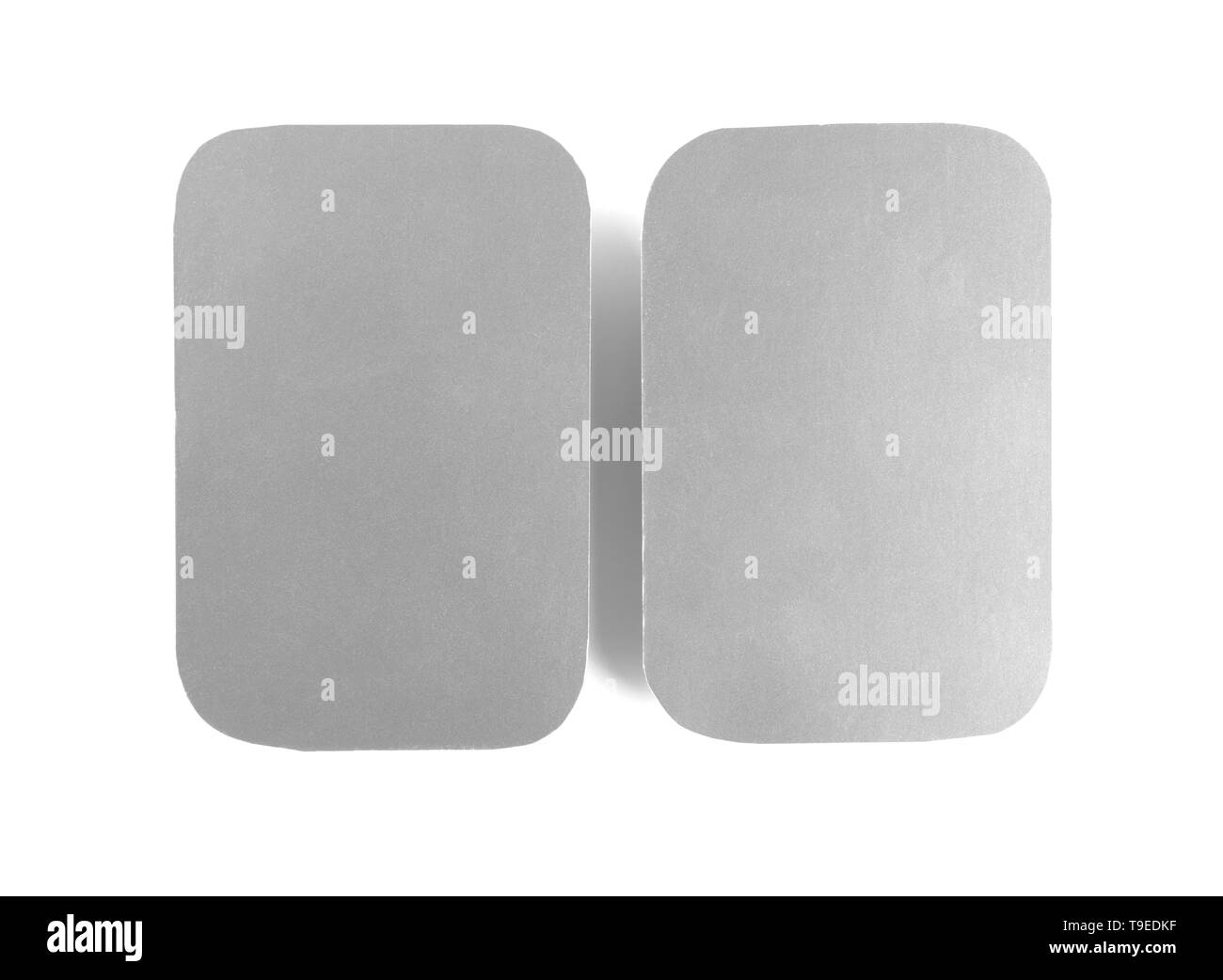 Cartes d'affaires en blanc, l'identité de l'entreprise, conception de modèles, de style de l'entreprise Banque D'Images