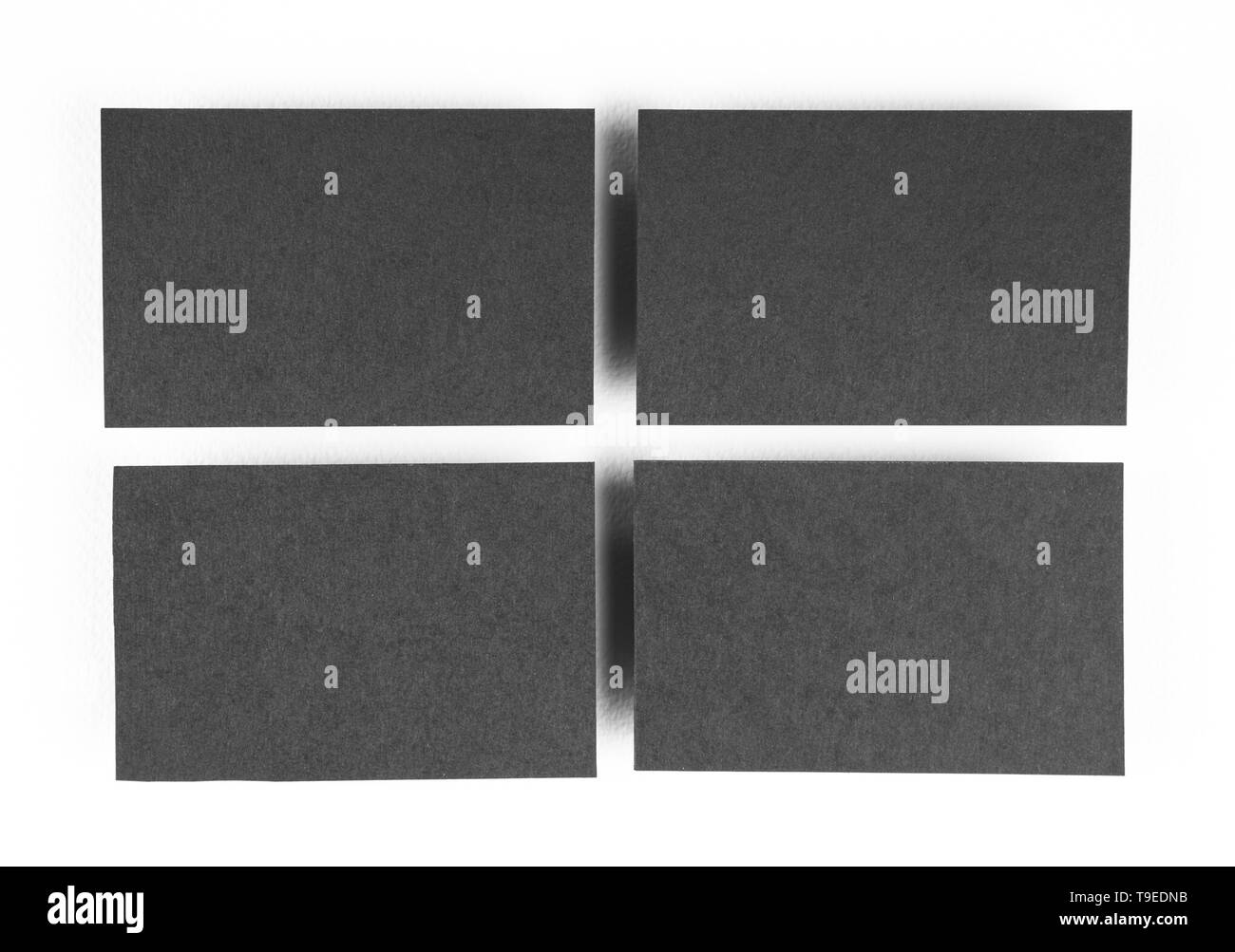 Maquette de cartes d'affaires. Modèle pour l'identité de marque Banque D'Images