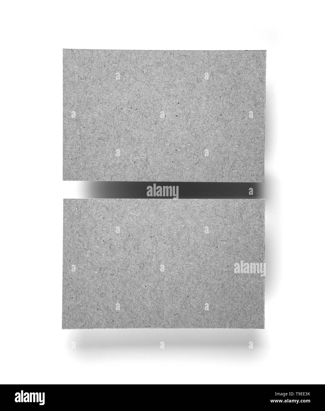 Cartes d'affaires en blanc, l'identité de l'entreprise, conception de modèles, de style de l'entreprise Banque D'Images