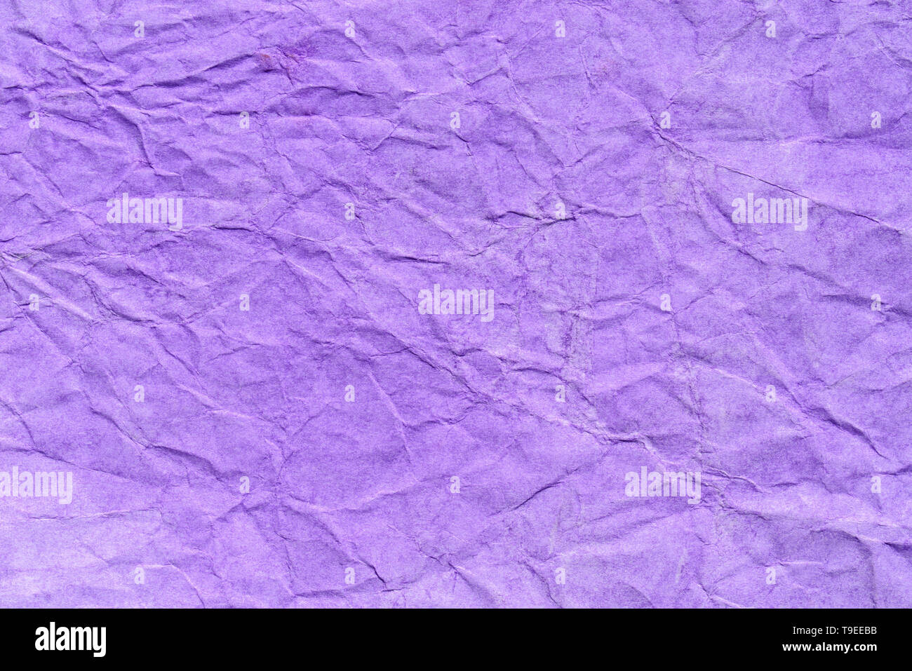 Couleur violet pastel texture de fond papier froissé Banque D'Images