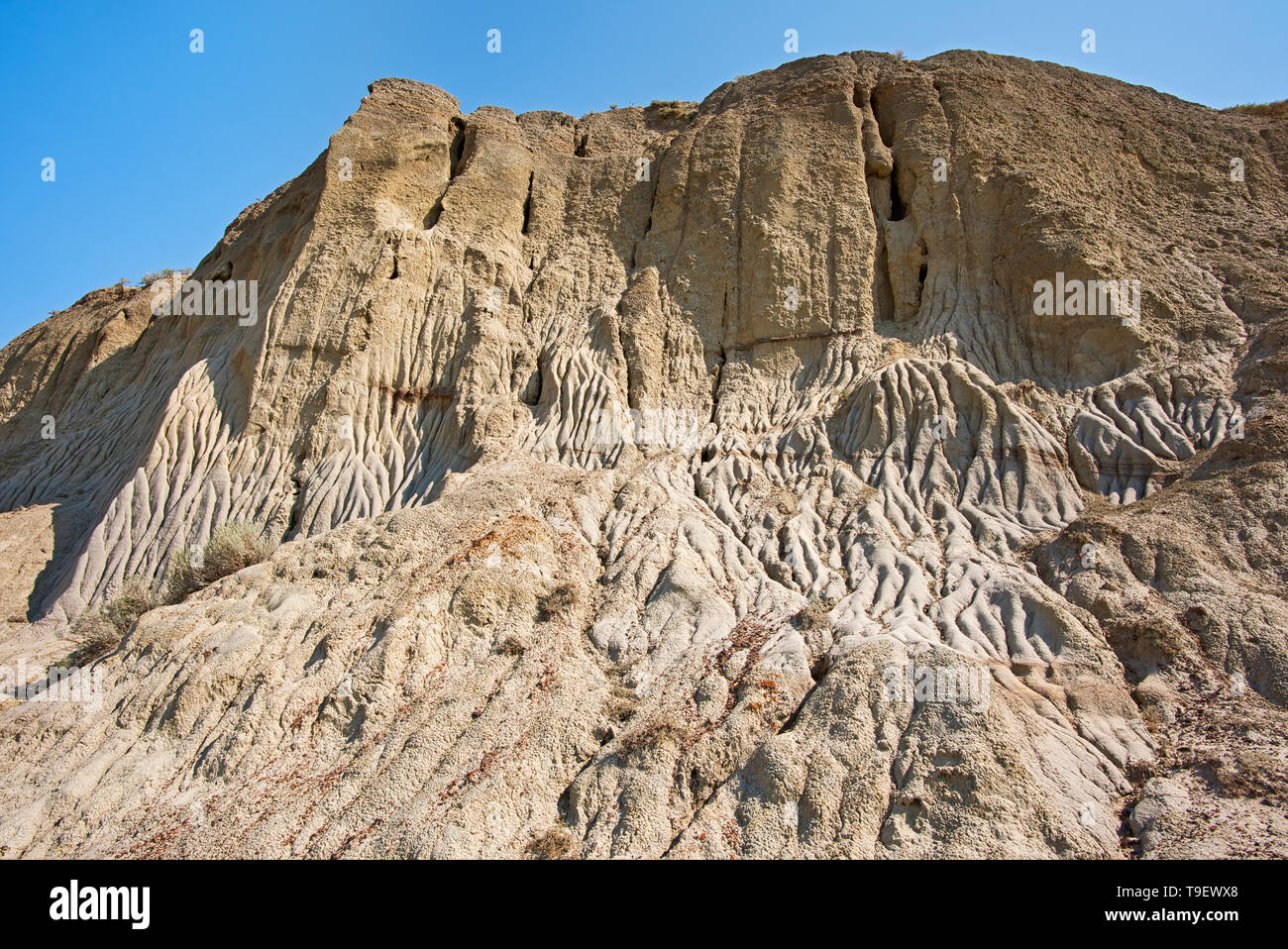 Castle Butte dans les Big Muddy Badlands près de Bengough Big Muddy Badlands Saskatchewan Canada Banque D'Images