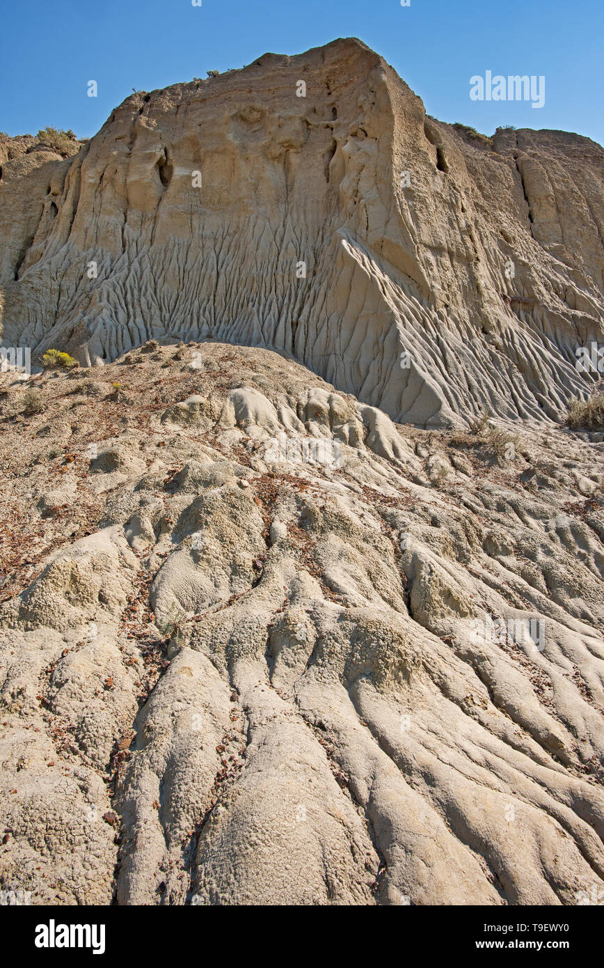 Castle Butte dans les Big Muddy Badlands près de Bengough Big Muddy Badlands Saskatchewan Canada Banque D'Images