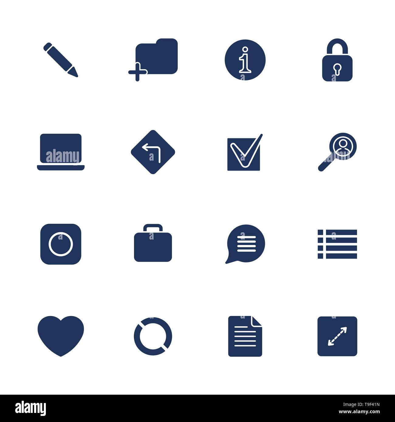 Simple accès internet icons set. Les icônes internet universel. EPS 10 Illustration de Vecteur