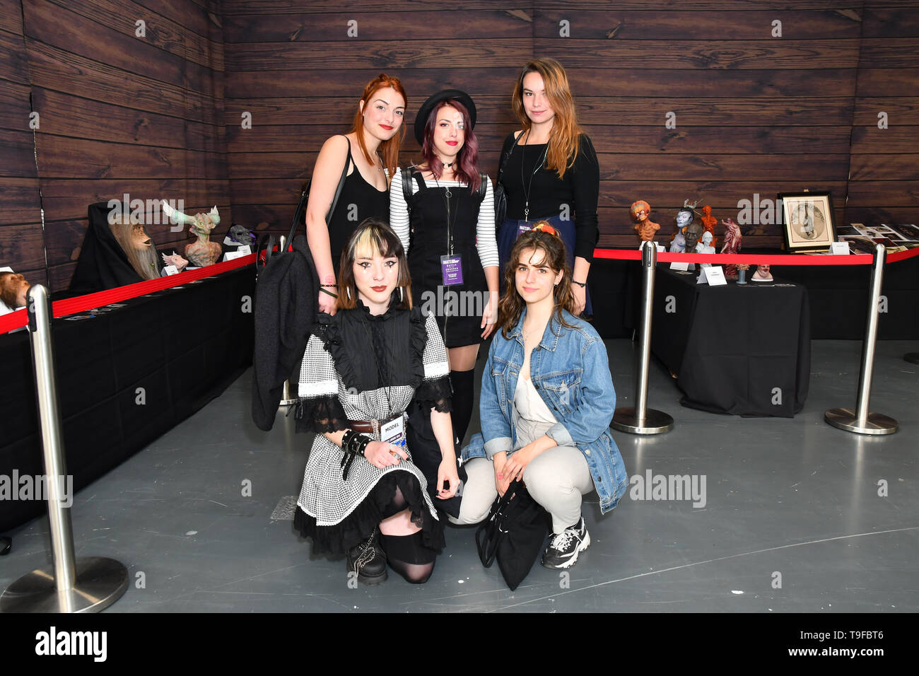 Londres, Royaume-Uni. 18 mai, 2019. Des exposants et des maquilleurs du monde entier à l'IMATS démo le 18 mai 2019, Londres, Royaume-Uni. Credit Photo : Alamy/Capital Live News Banque D'Images