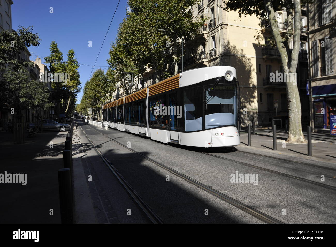 Le tramway de Marseille, Camas Photo Stock - Alamy