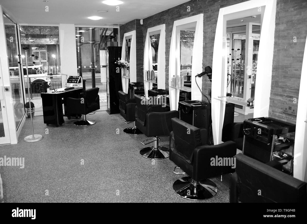 Salon de coiffure et de beauté Banque D'Images