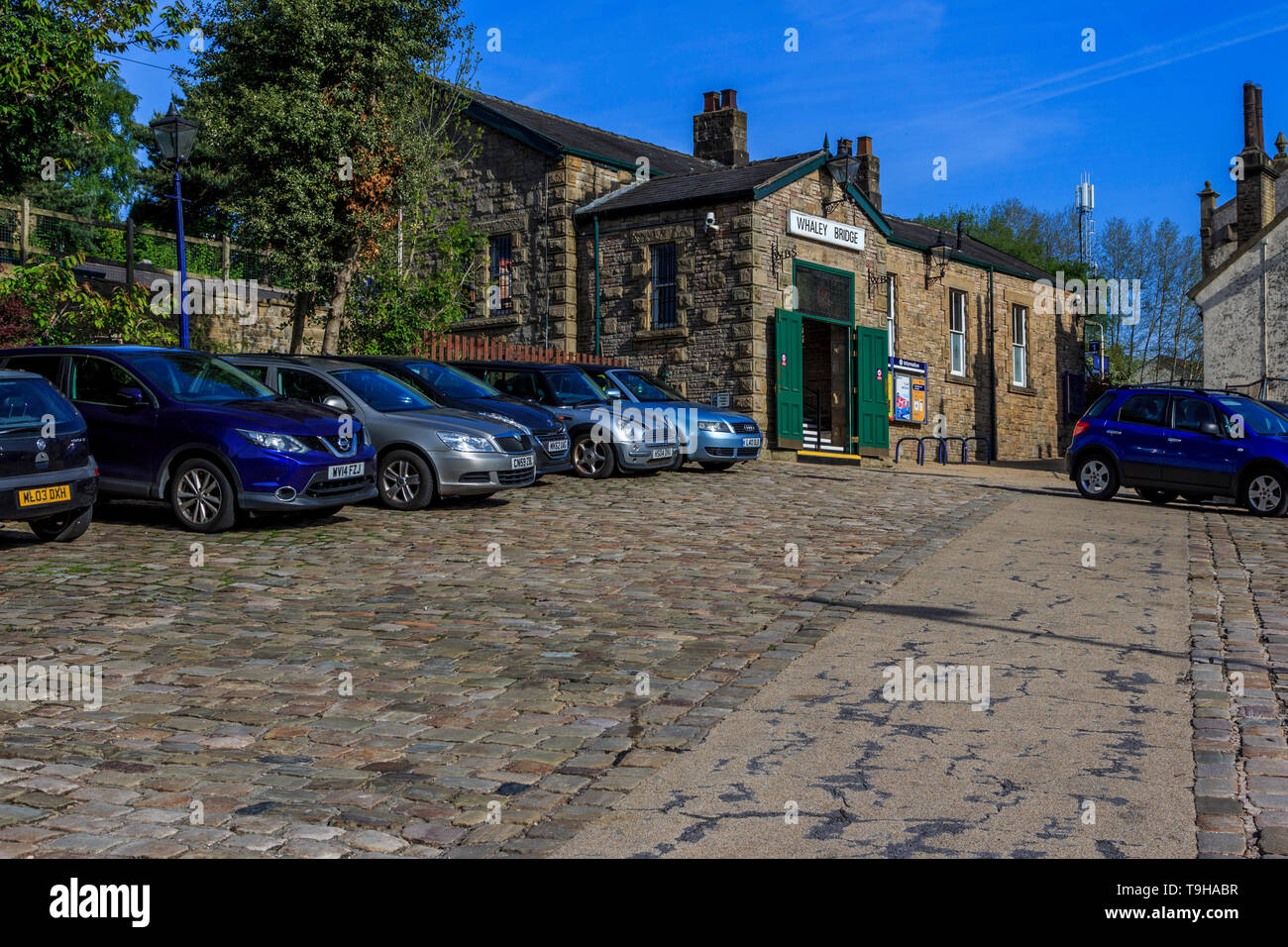 Whaley Bridge, parc national de Peak District, Derbyshire, Angleterre, RU, FR Banque D'Images