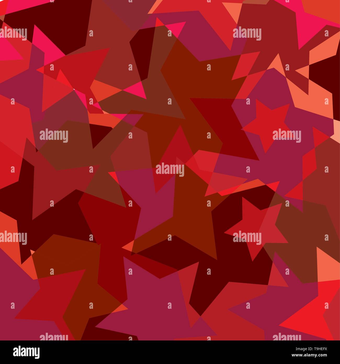 Red stars résumé vecteur coloré décoration toile fond motif. Illustration de Vecteur