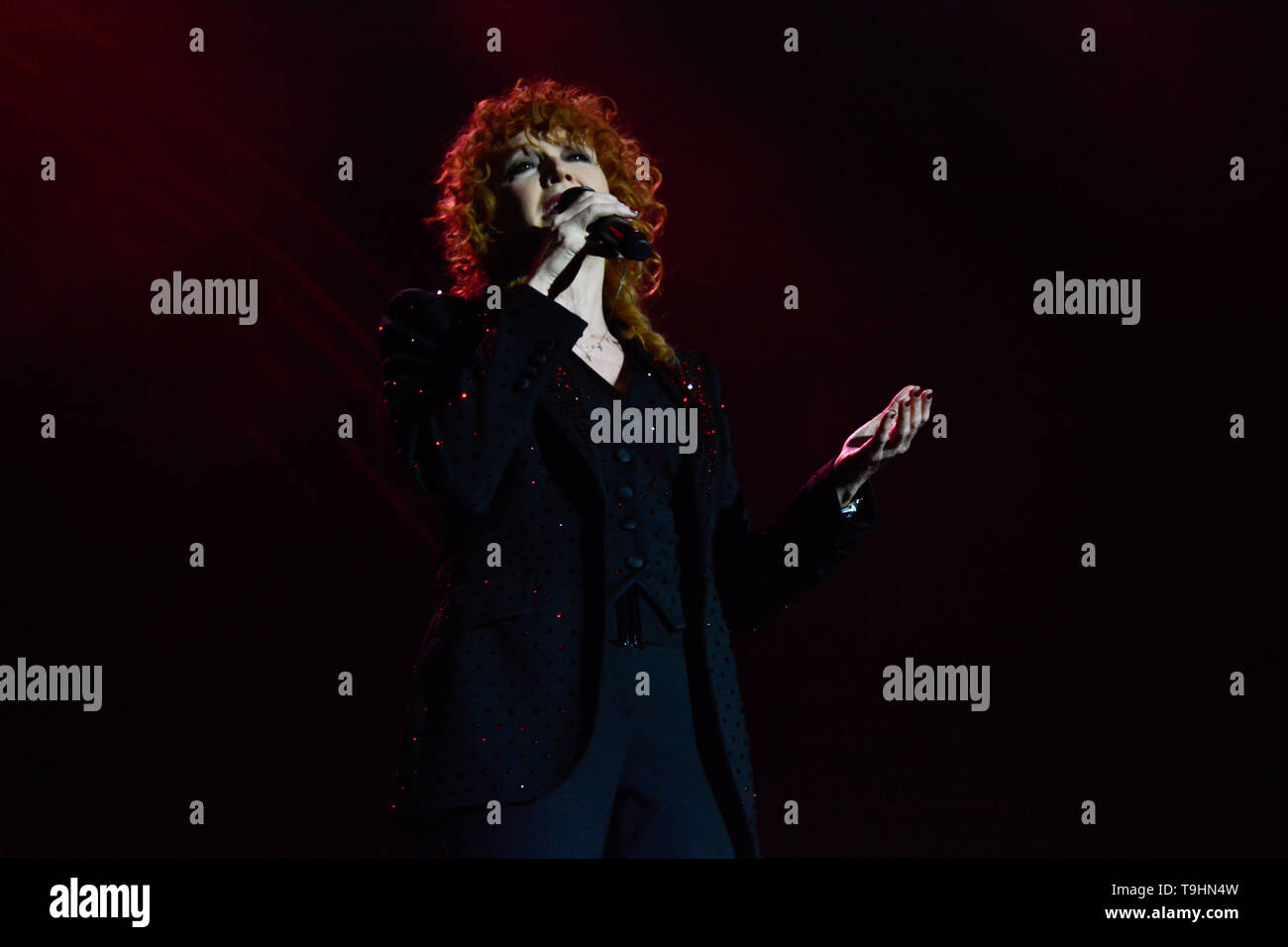 Padova, Italie. 18 mai, 2019. Fiorella Mannoia effectue vivre pour son 'Tour' Personale au Gran Teatro Geox. Credit : Mariano Montella/Pacific Press/Alamy Live News Banque D'Images