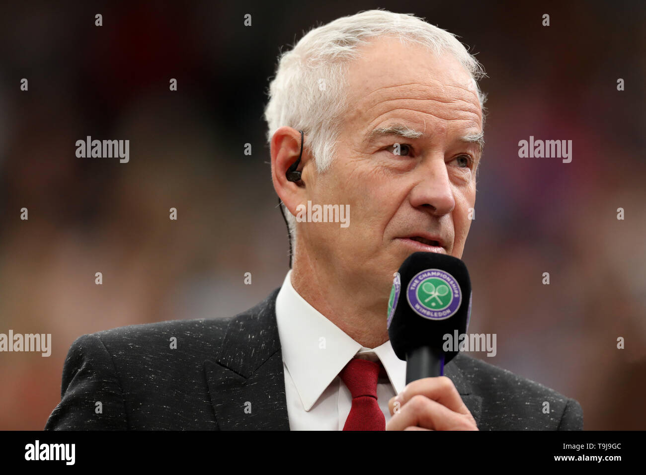 Londres, Royaume-Uni. 19 mai 2019. Les joueurs de tennis de Wimbledon Journée ; John McEnroe interviews Paloma Faith : Action Crédit Plus Sport Images/Alamy Live News Banque D'Images