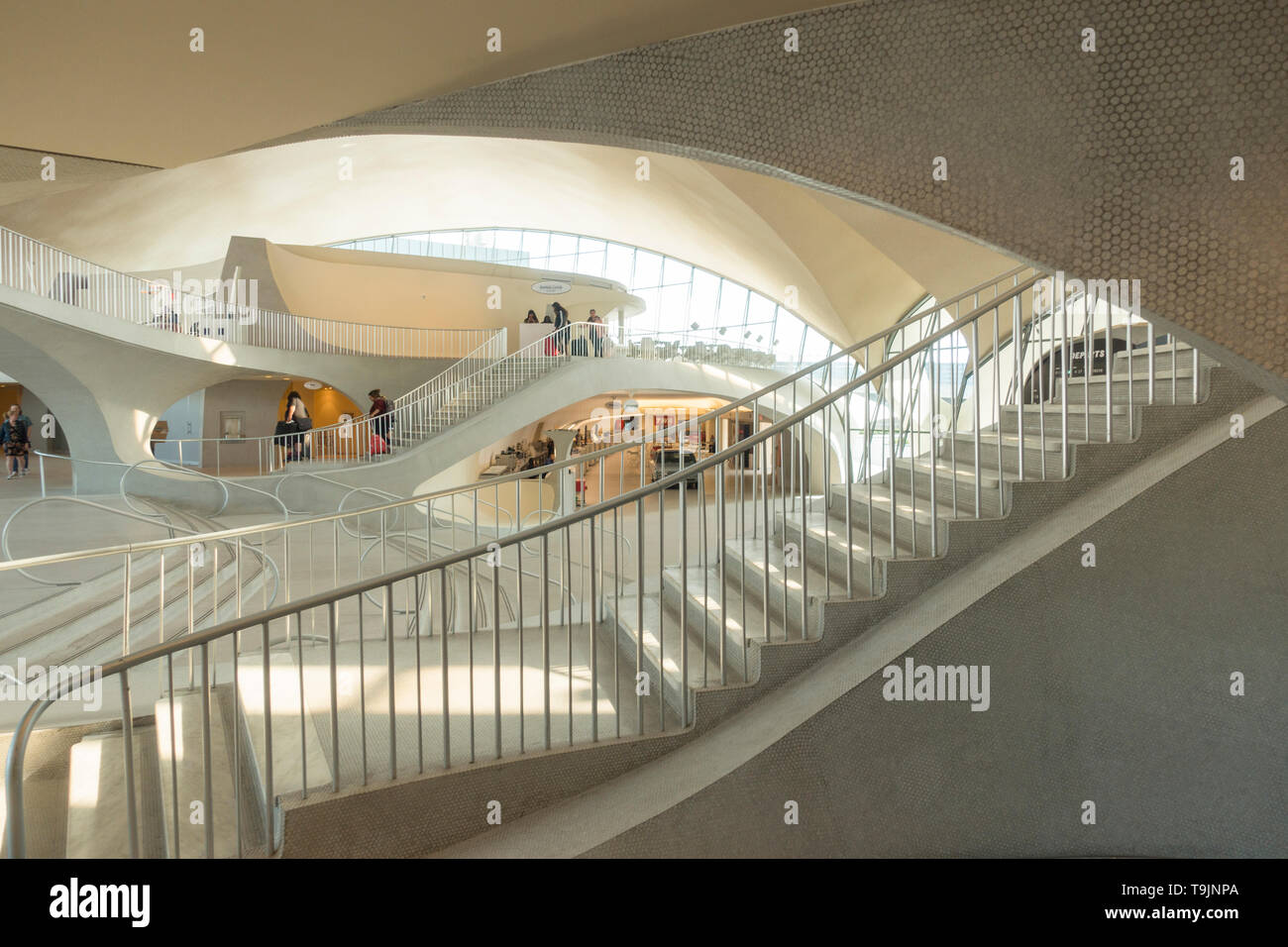 Hôtel TWA à l'aéroport JFK NYC Banque D'Images