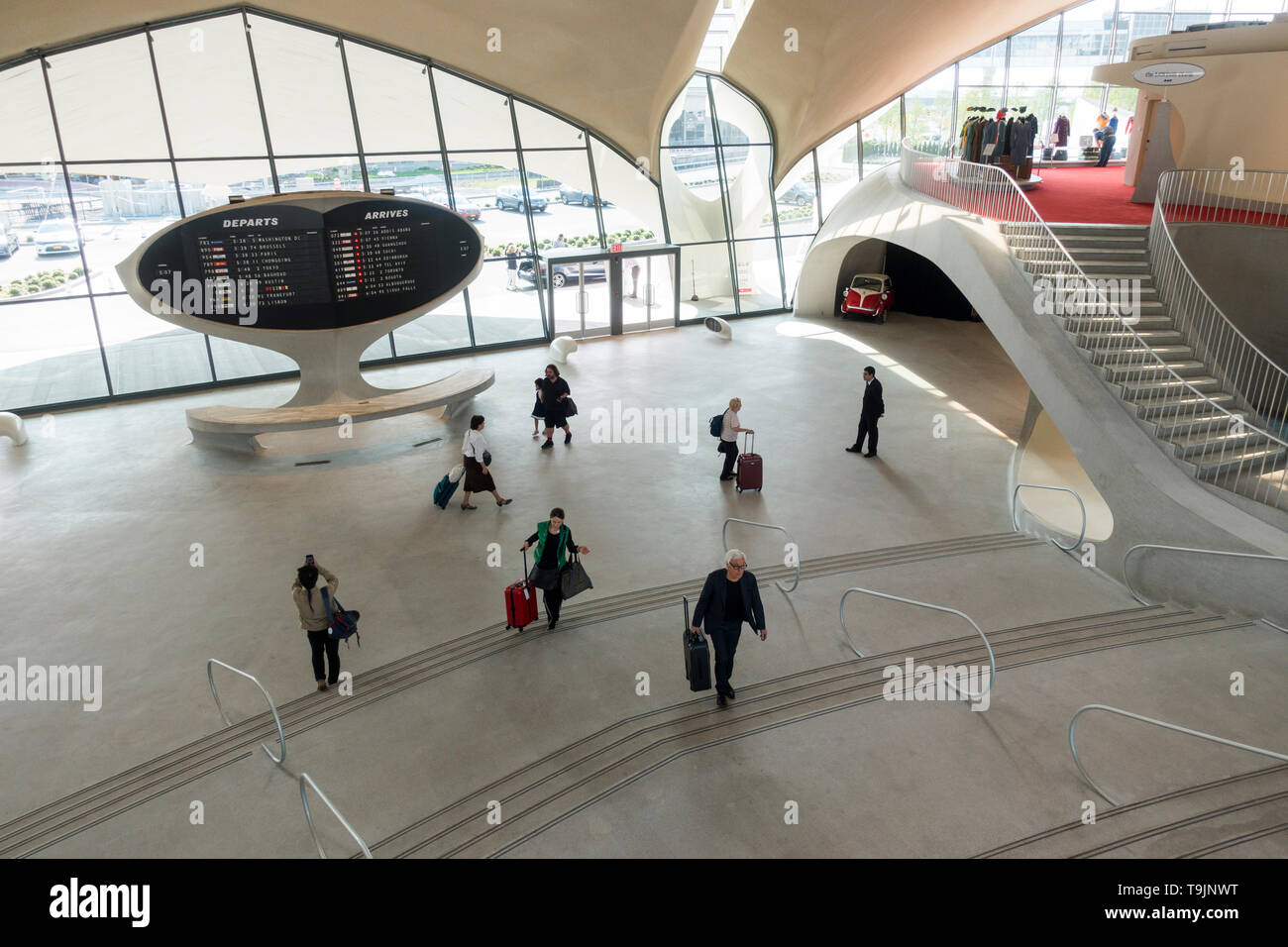 Hôtel TWA à l'aéroport JFK NYC Banque D'Images