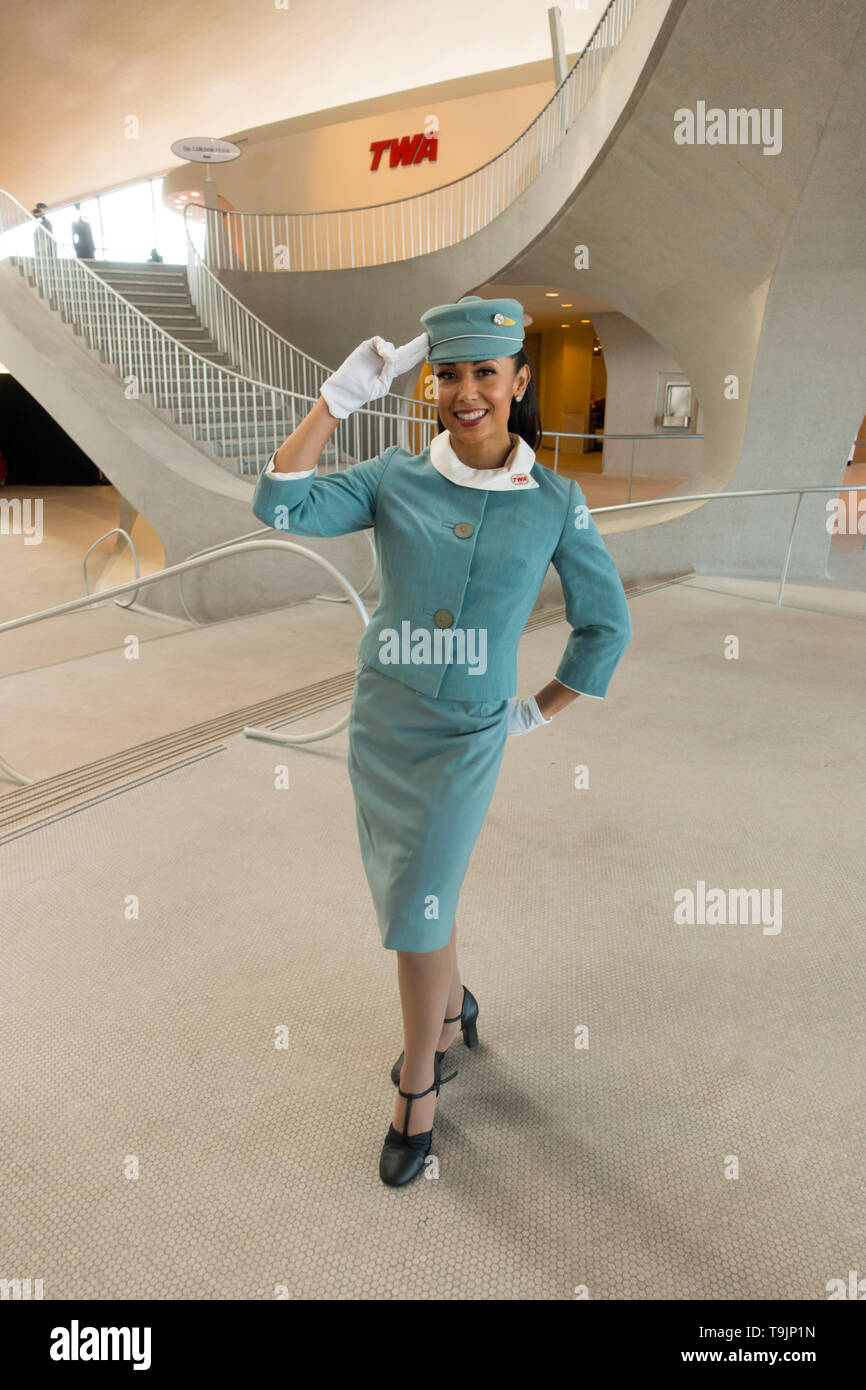 Hôtel TWA à l'aéroport JFK NYC Banque D'Images