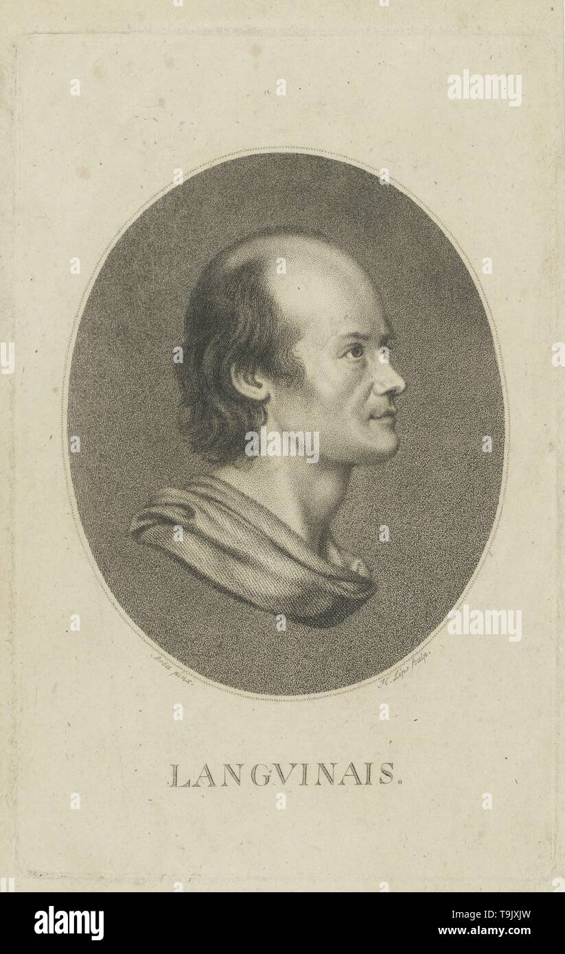 Portrait de Jean-Denis Lanjuinais (1753-1827). Musée : collection privée. Auteur : Johann Heinrich LIPS. Banque D'Images