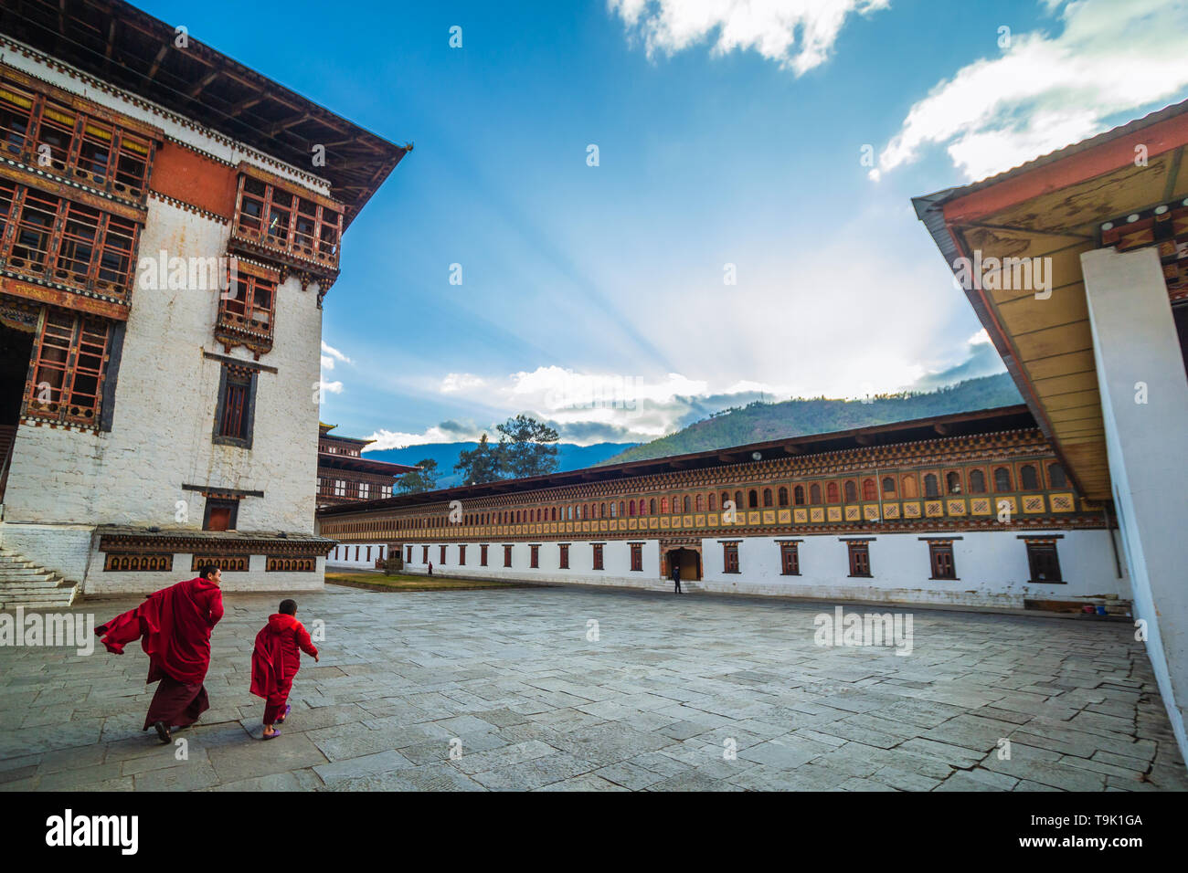 Thimphu, Bhoutan : Janvier 5th, 2017 Banque D'Images