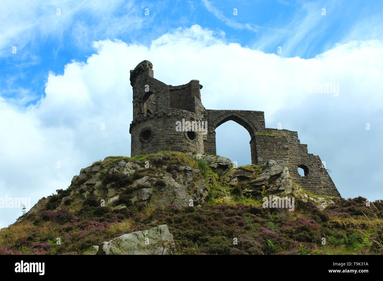 Mow Cop château Banque D'Images