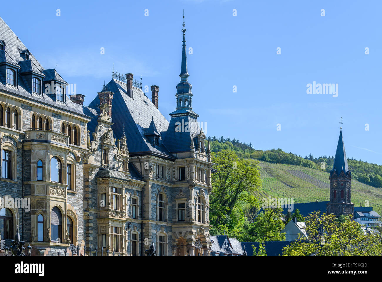 Lieser Lieser, château, vallée de la Moselle, Allemagne Banque D'Images