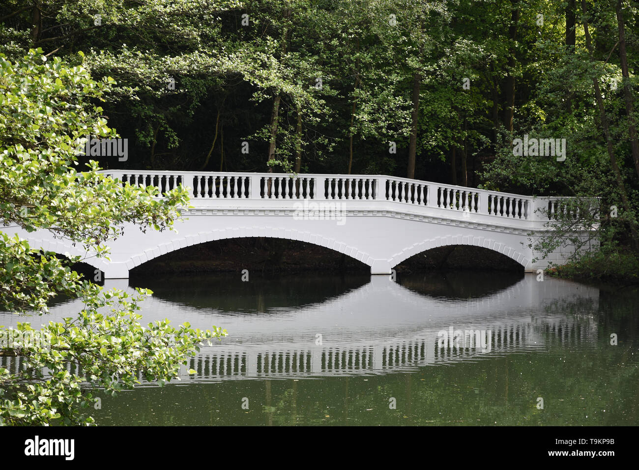 Pont de Sham, Kenwood , Hampstead Heath, Londres Banque D'Images