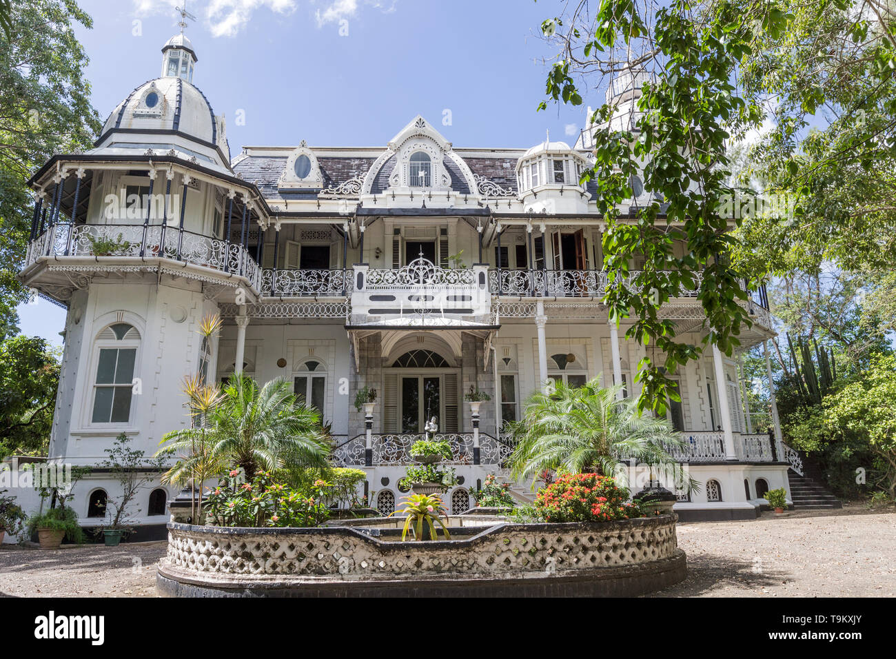 (Roomor Ambard's House), Sept magnifiques House, Queen's Park Savannah, Port of Spain, Trinité-et-Tobago Banque D'Images