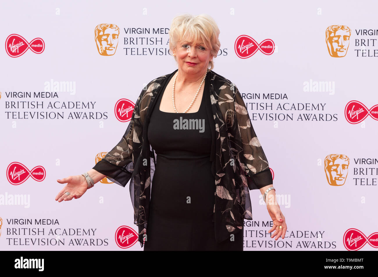 Londres, Royaume-Uni. 12 mai 2019. Alison Steadman assiste à la British Academy Television Virgin Media Awards au Royal Festival Hall. Credit : Wiktor Szymanowicz/Alamy Live News Banque D'Images