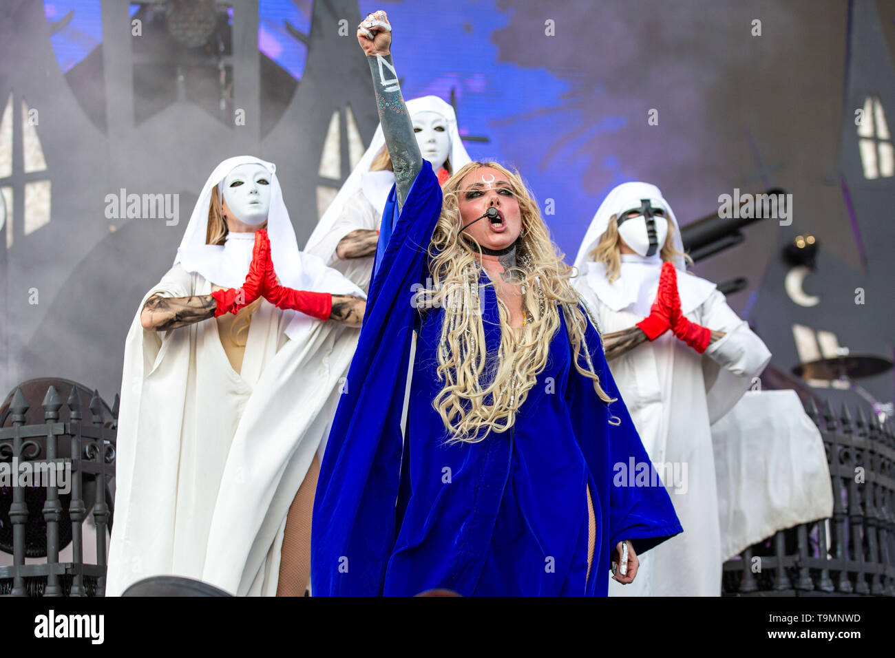 18 mai 2019 - Columbus, Ohio, États-Unis - MARIA bord d'en ce moment au cours de la Sonic Temple Music Festival au stade de MAPFRE à Columbus, Ohio (crédit Image : © Daniel DeSlover/Zuma sur le fil) Banque D'Images