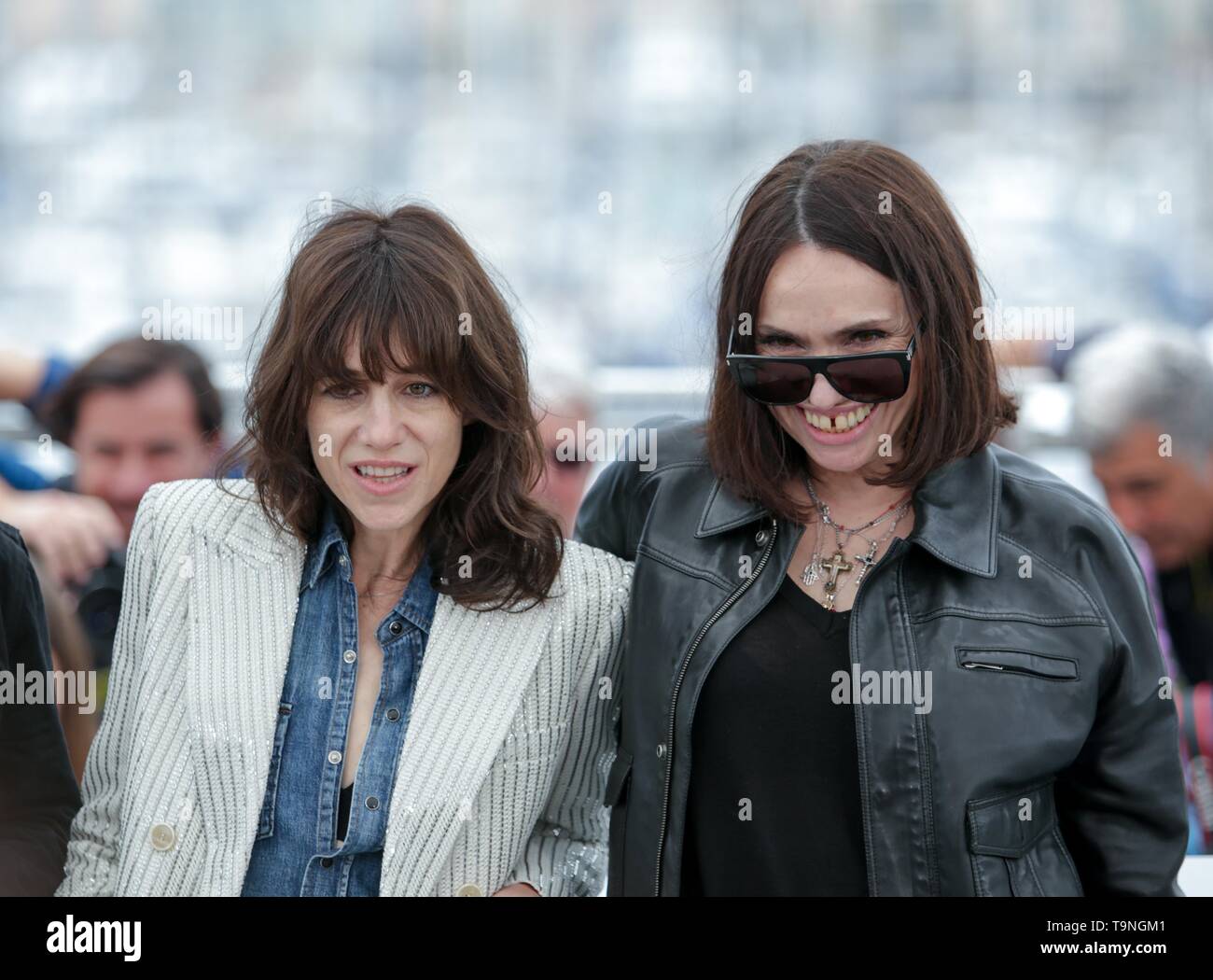 Charlotte Gainsbourgh, Beatrice Dalle, 2019 Cannes Banque D'Images