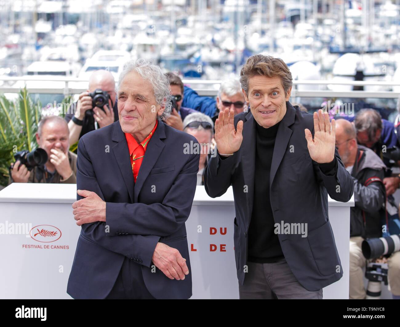 Willem Dafoe, Abel Ferrara,Cannes 2019 Banque D'Images