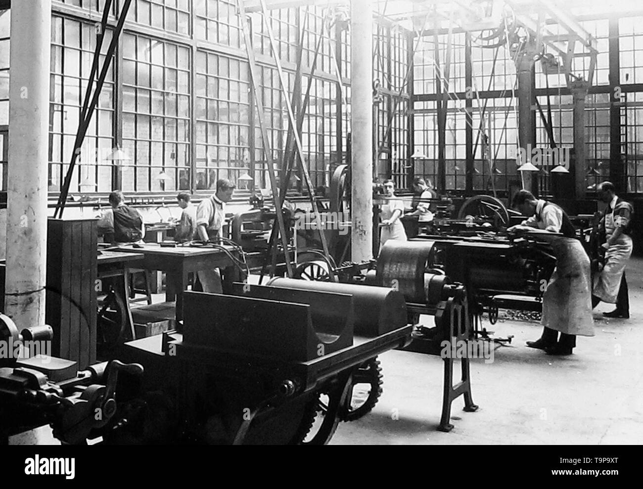 Ministère Electrotyping, Port Sunlight soap factory, Wirral Banque D'Images