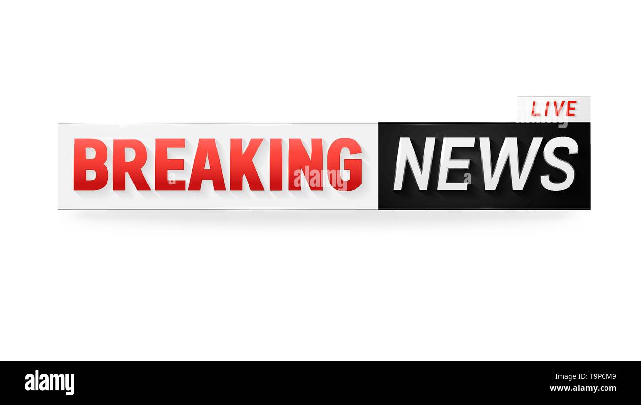 Les dernières informations bannière pour la diffusion de spectacle. Illustration de Vecteur