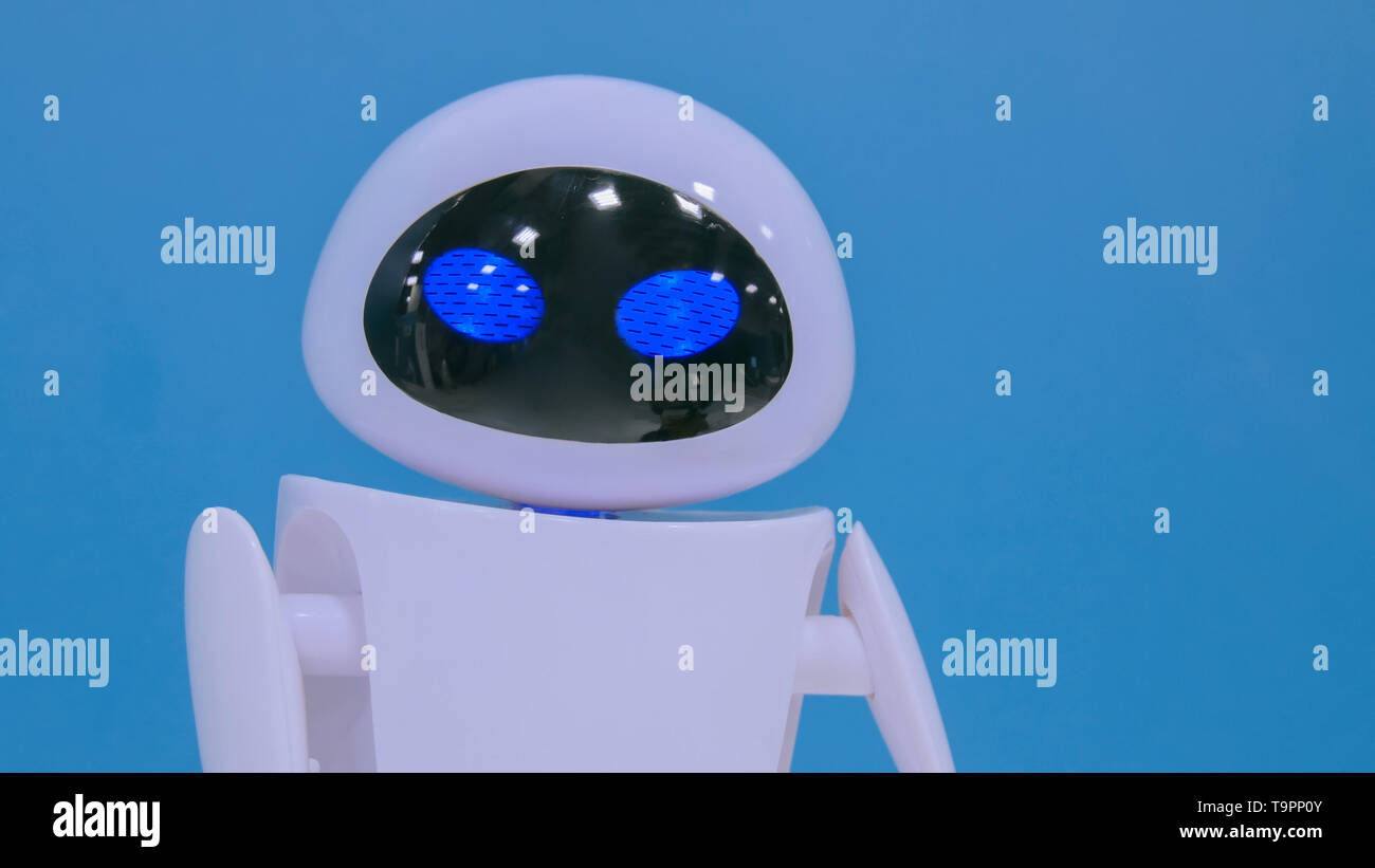 Eva robots de Wall-e à l'exposition de la technologie de bande dessinée  Photo Stock - Alamy