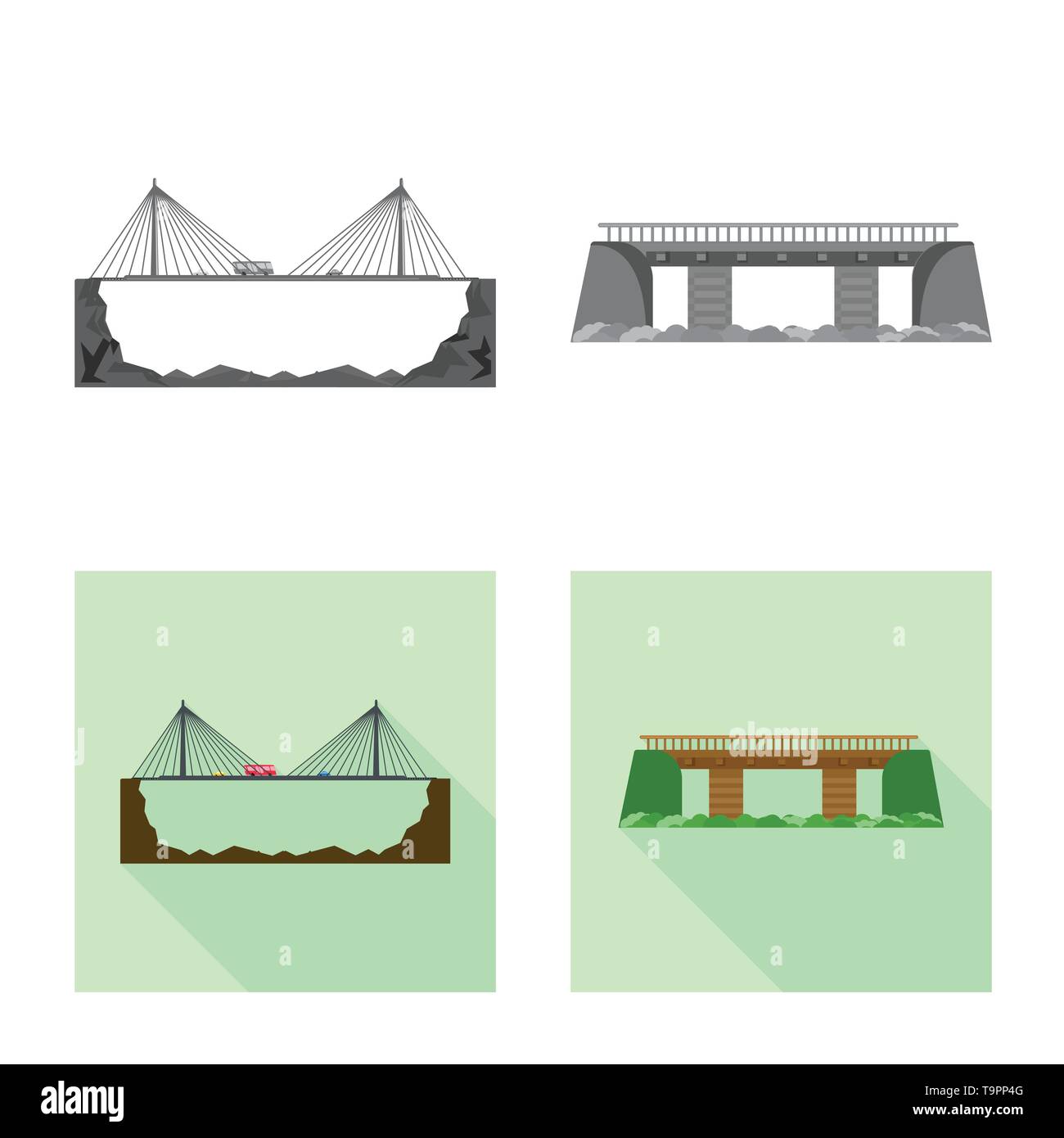 Illustration vecteur de connexion et symbole de la conception. Ensemble de la liaison et le côté symbole boursier pour le web. Illustration de Vecteur