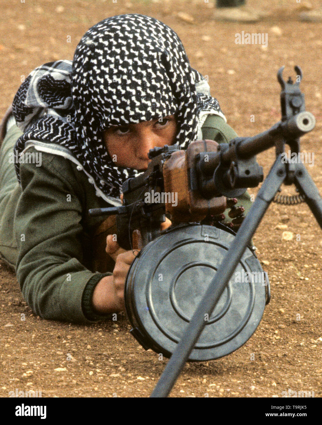 ALFATAH camp de formation pour les jeunes garçons en Jordanie 1969 Banque D'Images