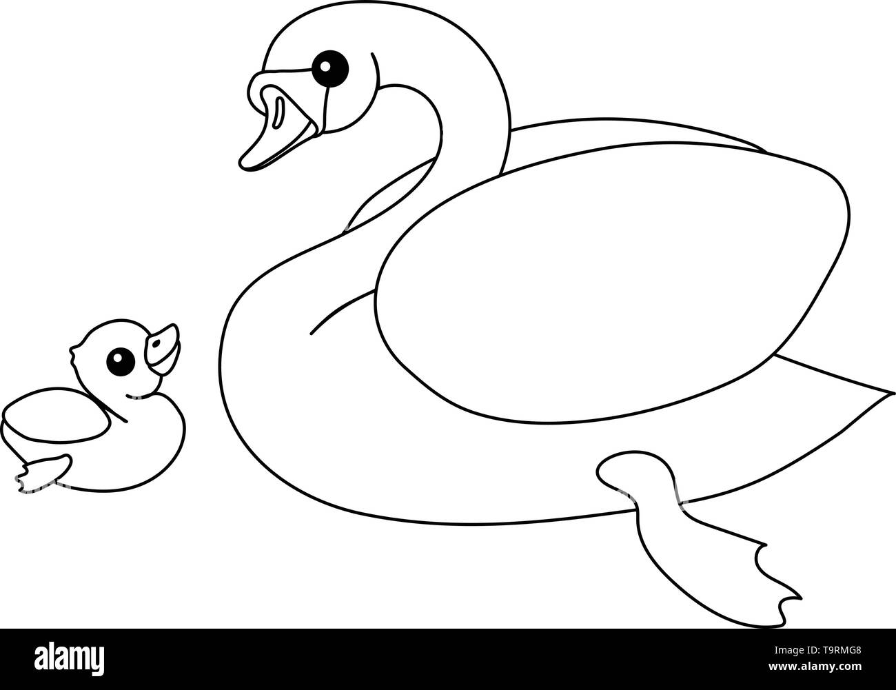 Ligne Vector Cartoon Animal Blanc Cygne Muet Clip Art Image Vectorielle Stock Alamy Ligne Vector Cartoon Animal Blanc Cygne Muet Clip Art Image Vectorielle Stock Alamy
