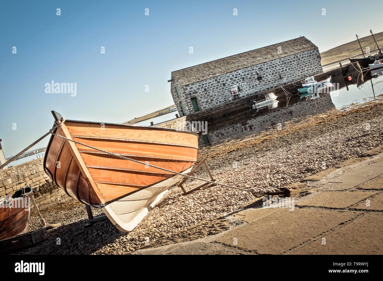 Le Hay's Dock à Lerwick dans les îles Shetland, au nord de l'Écosse, au Royaume-Uni. Banque D'Images